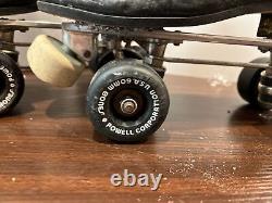 Vintage Riedell 220 Red Wing Skates Sz 8.5 Chicago Custom Plates Size 7 -RESTORE