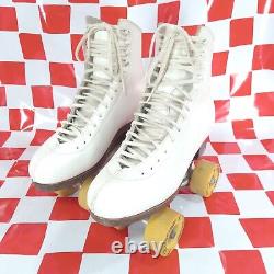 Vintage Riedell 260 Roller Skate Shoes Women Sz 6.5 Snyder Steel Olimpian Belair