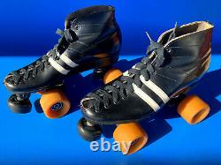 Vintage Riedell 265 Roller Speed Skates, Panther Plates, Huggers, Mens 7.5 Rare