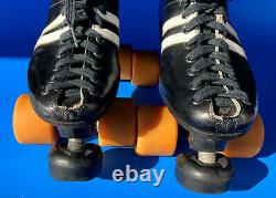 Vintage Riedell 265 Roller Speed Skates, Panther Plates, Huggers, Mens 7.5 Rare