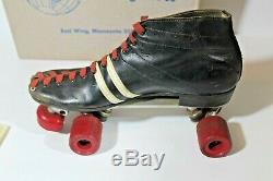 Vintage Riedell 265 Speed Skates Roller Sure Grip Cyclone Trucks Mens Size 8