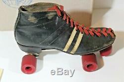Vintage Riedell 265 Speed Skates Roller Sure Grip Cyclone Trucks Mens Size 8