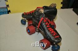 Vintage Riedell 295 Roller Skates Size 8 Sure Grip Century Plates 5 Smooth Wheel