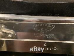 Vintage Riedell 297 Roller Skates Size 9N w Chicago GM II Plates & Team Wheels