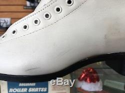 Vintage Riedell 297 Women's 9 White Skate Boots NOS
