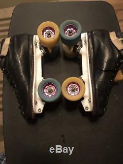 Vintage Riedell 595 Roller Skates Skate Wheels