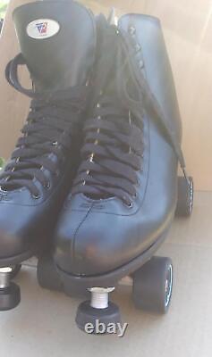 Vintage Riedell Angels Black Leather Skates 111BR Men's Size 10 A901