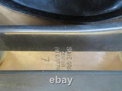 Vintage Riedell Black Leather Roller Skates Sure Grip Century Plates withCase Sz. 9