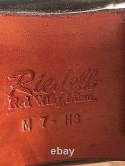 Vintage Riedell Black Skating Shoes Red Wing, Minnesota 55066 Size 7.5