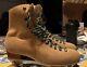 Vintage Riedell Boots Sure-Grip Super X 6R Suede Leather Roller Skates No Wheels