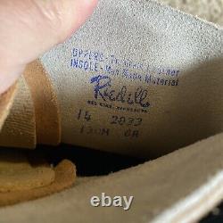 Vintage Riedell Brown Suede Sure-Grip Super X 10R Roller Skates MENS SZ 14 EUC