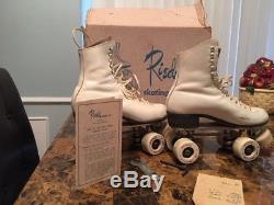 Vintage Riedell By Sure-Grip (Roller Skates) Ladies Size 6-1/2 CHICAGO FLATS