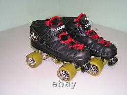 Vintage Riedell Carrera Roller Skate 106B with hyper Witch Doctor wheels size 8