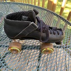 Vintage Riedell Carrera Speed Skates 105B Size 8 Four Wheels roller skates used