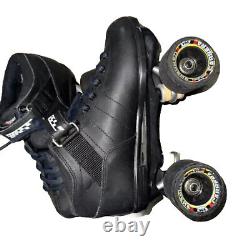 Vintage Riedell Carrera Speed Skates Size 7 BLACK