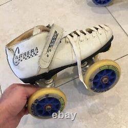 Vintage Riedell Carrera Speed Skates Size 8 Leather Sure grip match 2