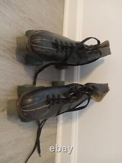 Vintage Riedell Chicago Free-Style FO-MAC wheels Size 8 Roller Skates VTG 1972
