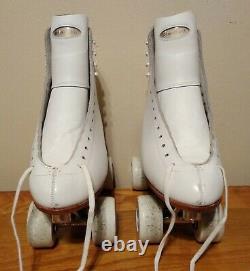 Vintage Riedell Custom Chicago 220w #4 Roller Skates Size 6 MADE IN RED WING USA
