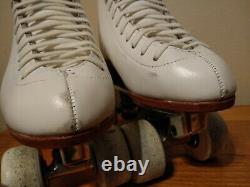 Vintage Riedell Custom Chicago 220w #4 Roller Skates Size 6 MADE IN RED WING USA