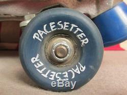 Vintage Riedell Gold Star Roller Skates Sure Grip Super X 6L Pacesetter Wheels 8
