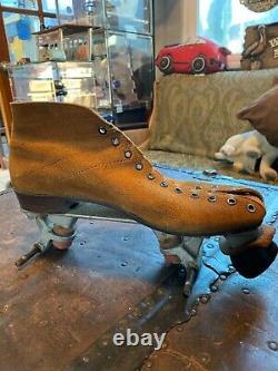 Vintage Riedell IFO Roller Skate Boots With Independent Plates Mens 9 Women's 10