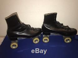 Vintage Riedell Labeda Pro Line Roller Skates Mens Size 13 -RARE YELLOW WHEELS