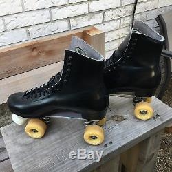 Vintage Riedell Men's Derby Roller Skates Excellent Condition