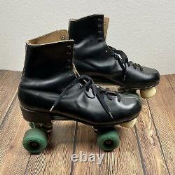 Vintage Riedell Men's Roller Skates Sure Grip Super X 7R Size 11 Wind Jammer Bag