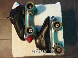 Vintage Riedell RS-1000 Roller Skates Speed Skating Derby UNKNOWN Size