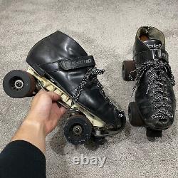 Vintage Riedell RS1000 Mens 9 9.5 Speed Skates Sure Grip Hartford Bearings