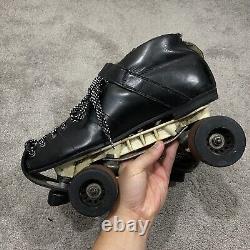 Vintage Riedell RS1000 Mens 9 9.5 Speed Skates Sure Grip Hartford Bearings