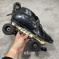 Vintage Riedell RS1000 Mens 9 9.5 Speed Skates Sure Grip Hartford Bearings