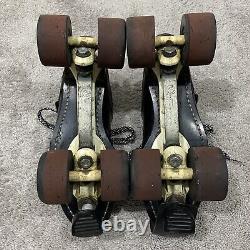 Vintage Riedell RS1000 Mens 9 9.5 Speed Skates Sure Grip Hartford Bearings