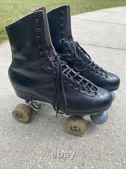 Vintage Riedell Red Wing 9.5 Roller Skates Boot Douglas Snyder Stop Condition A+