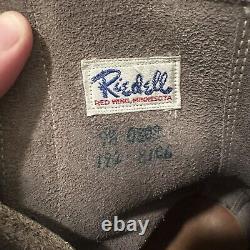 Vintage Riedell Red Wing Chicago Pro Roller Skates USA Mercury Wheels 9.5 192816
