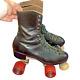 Vintage Riedell Red Wing Lincoln Plates roller skates 2417 size 8 Mens Suregrip