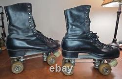 Vintage Riedell Red Wing Roller Derby Skates Size 7 Chicago Gold Medalist withCase