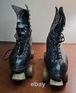 Vintage Riedell Red Wing Roller Derby Skates Size 7 Chicago Gold Medalist withCase
