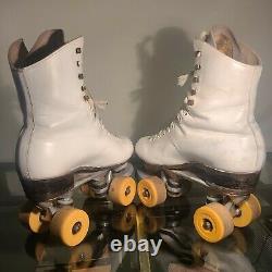 Vintage Riedell Red Wing Roller Skates Women Size 6.5 Sure Grip Super Plate