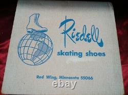 Vintage Riedell Red Wing Roller skates Size 7 super rare