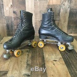Vintage Riedell Red Wing Semi-Pro Roller Speed Skates Douglass Snyder Mens 11.5