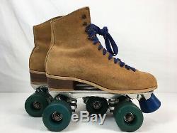 Vintage Riedell Red Wing Sure Grip Jogger Roller Skates Kryptos Wheels Womens 8