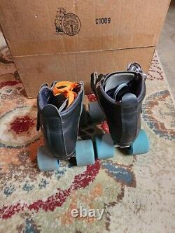 Vintage Riedell Roller Skates 265 Boot Powerdyne Plates. Sz 4.5. Womens 6.5 New
