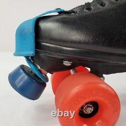 Vintage Riedell Roller Skates Mens Size 11 Kryptonics 70mm Wheels Black Leather