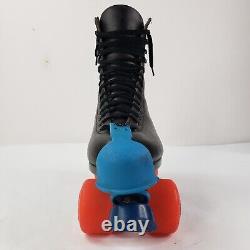 Vintage Riedell Roller Skates Mens Size 11 Kryptonics 70mm Wheels Black Leather