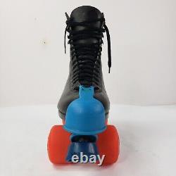 Vintage Riedell Roller Skates Mens Size 11 Kryptonics 70mm Wheels Black Leather