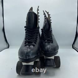 Vintage Riedell Roller Skates Red Wing 192 Sure grip Plates Mens Sz 9.5