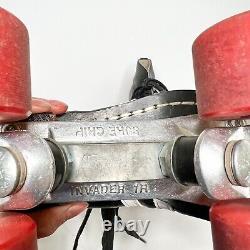 Vintage Riedell Roller Skates Suregrip Invader Zinger Wheels Size 3J Kids