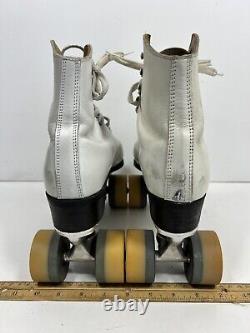 Vintage Riedell Roller Skates Wms 7 Sure Grip Century Plates & Vanguard Wheel