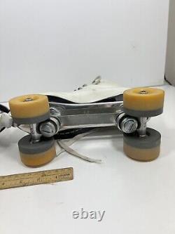Vintage Riedell Roller Skates Wms 7 Sure Grip Century Plates & Vanguard Wheel